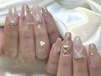 秋の定番♪♪チェックネイル!