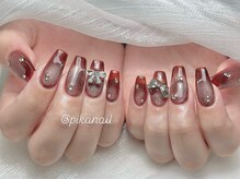 ピカネイル 上野 御徒町(Pika Nail)/ボルドーマグネット盛り