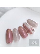 ネイルズガーデン(NAILS GARDEN)/チェックネイル