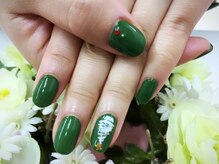 プルミエ ネイル(Premier Nail)/手描きツリーネイル☆