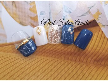 ネイルサロン アミティエ(Nail Salon Amitie)/フレンチfootネイル