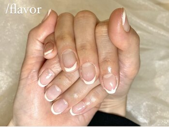 スラッシュフレーバー(/flavor)/フレンチネイル♪