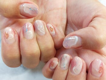 ネイル サロン ラグゼ(Nail Salon Luxe)/ニュアンスネイル　8800円