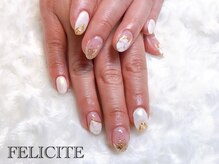 フェリシテ(FELICITE)/大理石ネイル