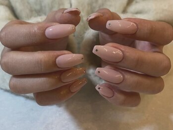アイネイルズ 天神今泉店(I-nails)/【Yuka.t】ピンクストーン