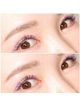 オメメ 八王子(omeme)/ブルー系エクステ/ブラックMIX