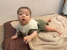 子育てママの整体サロン/施術中のお子様の様子