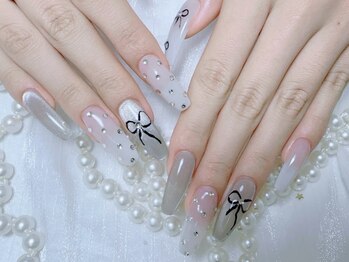 チップ長さのリボンデザイン