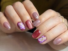 クリア 広尾 恵比寿(CLEAR)/フラワーアートマグネットネイル