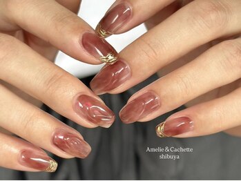 ニュアンスネイル:aoi