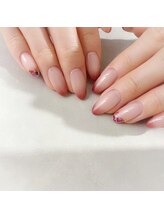 ノエム ネイルサロン(NOEM)/先端押し花