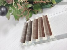 クラシック(CLASSIC)/似合わせ　ブラウンエクステ