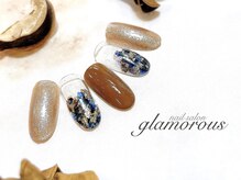 ネイルグラマラス 西新井店/《パラジェル》秋インクDesign