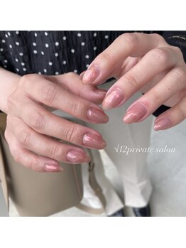 ルート12/持込みデザイン ちゅるんネイル