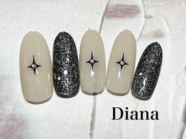 定額ネイル　6600円　B-102