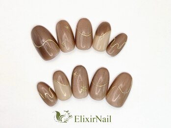 エリクサーネイル 神田(Elixir Nail)/シンプル / クーポン使用