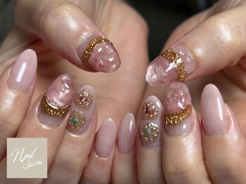 ネイルセッション(nail session)の写真/貸切プライベート空間でくつろぎながらネイルを!デザイン決めも相談◎手書きSEASONデザイン初回平日¥8800～