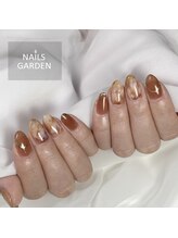 ネイルズガーデン(NAILS GARDEN)/カフェラテネイル
