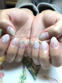 ～ふんわりフラワーネイル～