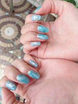 ネイルサロン リスタ(Rista)/ニュアンス ブルー