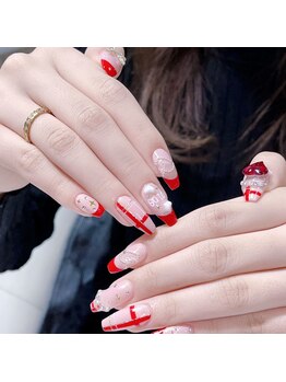 クイーンズビューティーサロン 新宿本店(Queen's beauty salon)/チップ長さだしやり放題