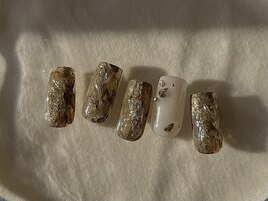 カーキインク/モヤモヤアート