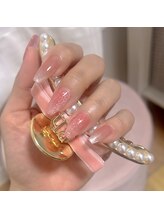 ピンクハルナネイル(pink haruna nail)/マグネットネイル