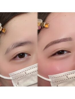 チルアンドアイ 千葉駅前店(Chill&Eye)/美眉スタイリング/BeforeAfter