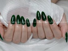 ダイアモンドネイルスタジオ 新宿店(Diamond Nail Studio)/チップ長さだしワンカラー