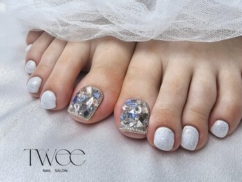 ネイル 本町(nail Twee salon)/親指アートフットネイル