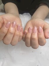 ライフネイル 恵比寿(LifeNail)/ワンカラーにラメとホログラム