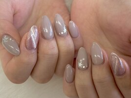 【山崎】雪の結晶ネイル