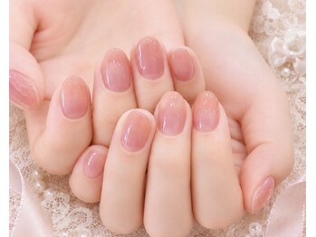 ネイルサロン パリスピンク(paris pink)の写真/《フィルイン使用》深爪や薄い爪でお悩みの方歓迎◎コンプレックスを解消してずっと見ていたくなる指先に☆