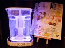 雑誌にも掲載！話題の『できたてミネラル水素水』飲み放題！