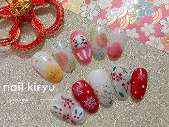 アイラッシュ キリュウ(Eye Lush Kiryu)/お正月ネイル♪7500円から