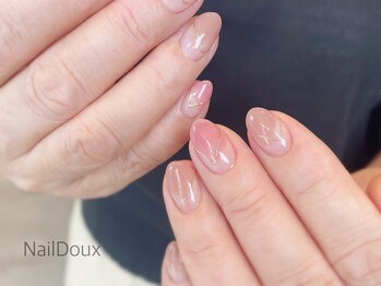 ネイル ドゥ 岡山駅前店(Nail Doux)/ほんわかニュアンスアート