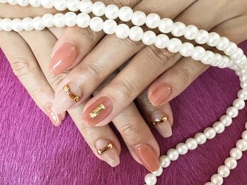 【秋】べっこうネイル