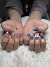 ココリール(CocoRIRE)/非対称ネイル