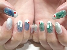 アイズモア 京王八王子店(Eye's More～eyelash＆nail～)/クリームソーダ/スイーツネイル