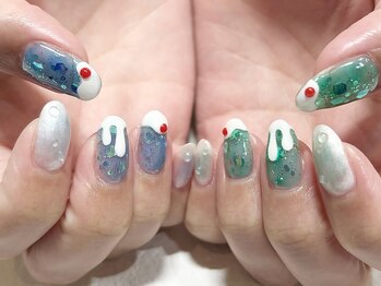 アイズモア 京王八王子店(Eye's More～eyelash＆nail～)/クリームソーダ/スイーツネイル