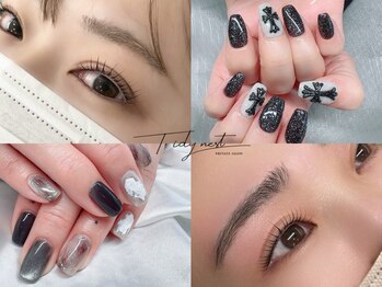 ティディーネスト(Tidynest)の写真/ネイル＋アイ同時施術で垢抜け！まつげパーマ＋眉毛セットもご用意☆丁寧カウンセリングが当サロンの売り◎