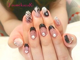 ★アシメ◆ブラックアート★