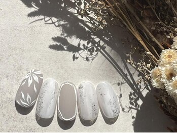 キキネイル 溝の口(kikinail)/11.12月定額B フラワーネイル