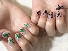 お花ネイル
