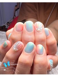 シェルネイル＆グラデーション