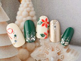 クリスマスネイル