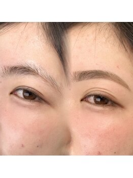 チルアンドアイ 千葉駅前店(Chill&Eye)/美眉スタイリング/BeforeAfter