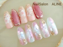 ネイルサロン アリーヌ(ＡＬＩＮＥ)/【定額】VIPコース￥8900