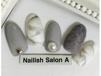 ネイリッシュサロン エー(Nailish Salon A)/2016秋冬ネイル/ベルベット