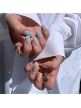 Mネイルアンドカフェ シェレステ/アシメニュアンス！